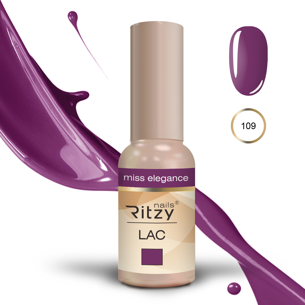 Ritzy UV/LED GEL LAK MISS ELEGANCE 109