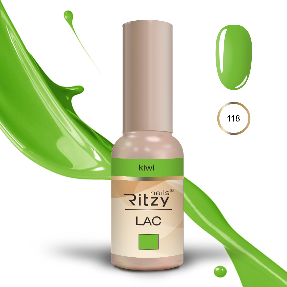 Ritzy UV/LED GEL LAK KIWI 118