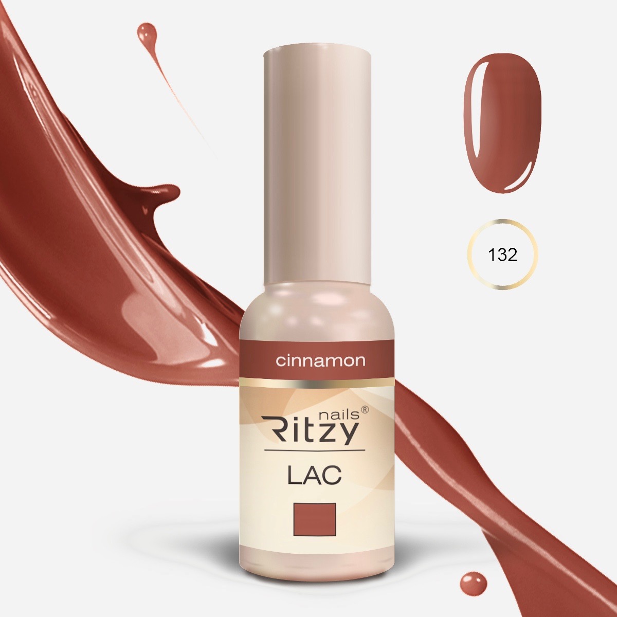 Ritzy UV/LED GEL LAK CINNAMON 132