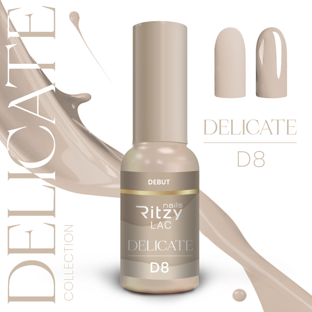Ritzy UV/LED GEL LAK D8