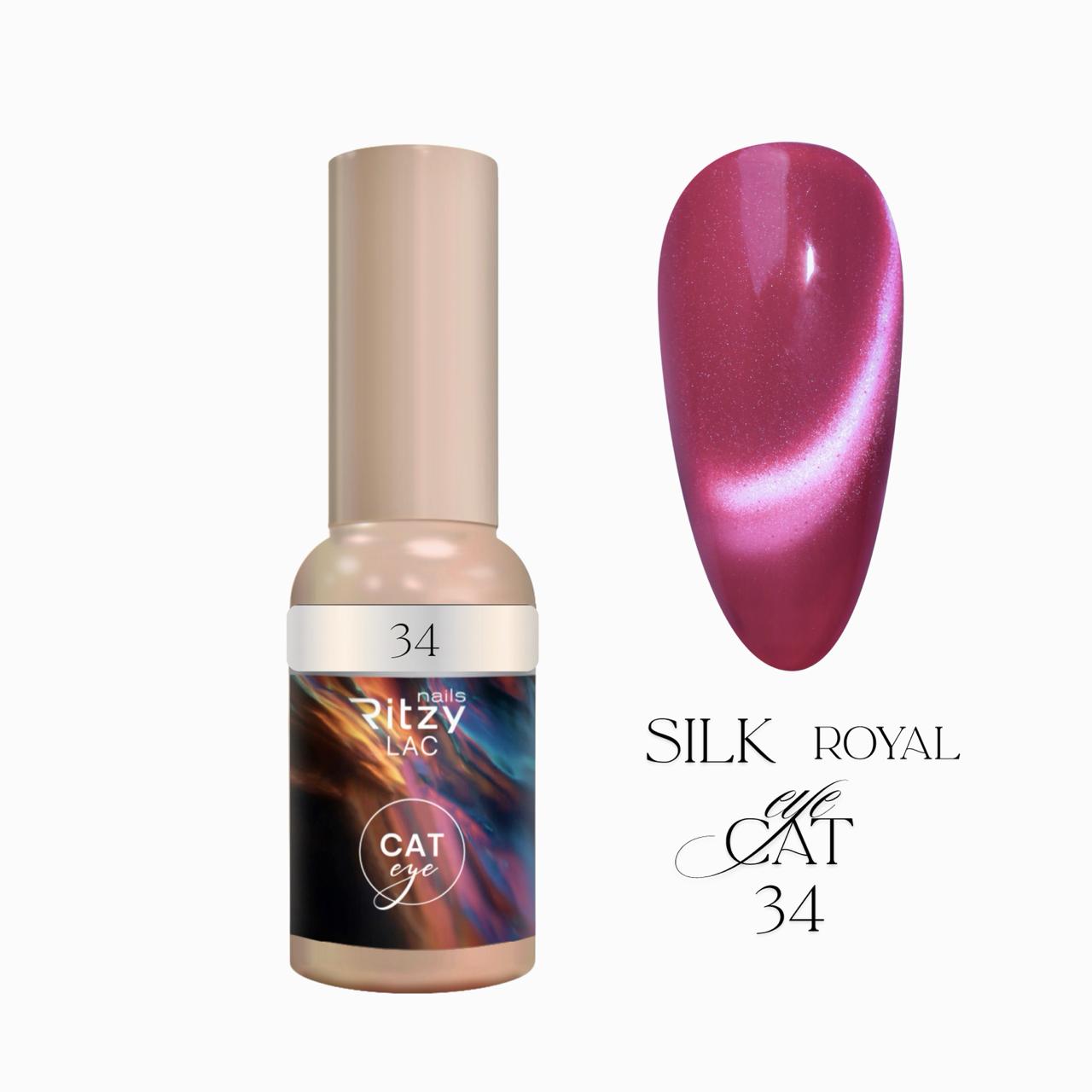 GEL LAK SILK ROYAL CAT EYE 34