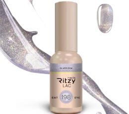 GEL LAK 198 SILVER GEM